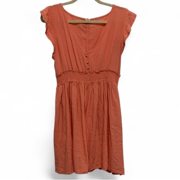 Roxy Dresses & Skirts - Roxy Orange Cap Sleeves Mini Dress